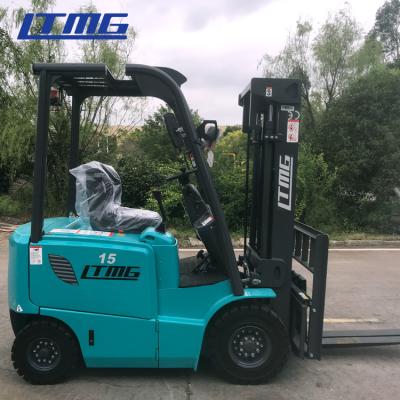 China Portable Electric Forklift Truck 1.5 Ton With 48V Battery Work In Refrigeration Storage for sale