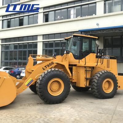 China front wheel loader boom loader LT956 loader with short wheelbase for sale