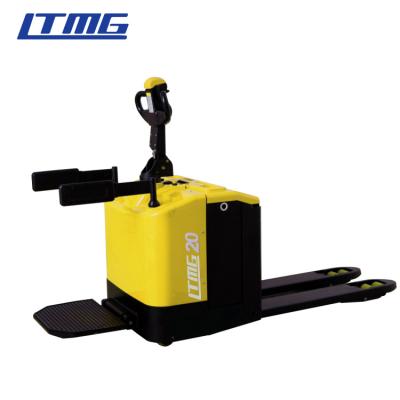 China Full Pedestrian Powered Pallet Truck Warehouse Pallet Jack 2000kg  PU Wheel Tire for sale