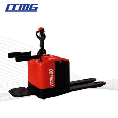 China Yellow 2.5 Ton Full Electric Pallet Truck , Electric Walkie Pallet Jack Machine for sale