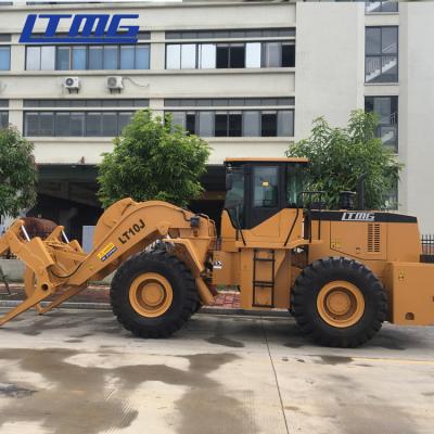 China 10 Ton Front Loader Forklift Wheel Loader Quarry Machine For Handing Material for sale