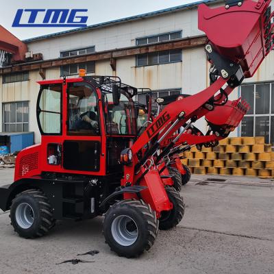 China Multi-attachment 0.8 ton compact articulated front bucket wheel loader for sale