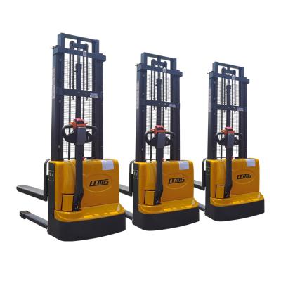 China LTMG 1500kg 2000kg stacker semi electric lift forklift pallet stacker warehouse cargo lifting for sale