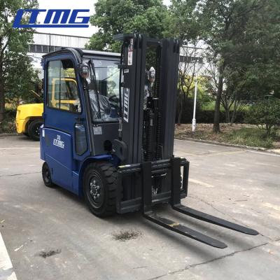 China LTMG electric forklift 3ton 2.5ton 2ton 1ton cabin yellow solid tires side shift 4800mm mast for sale