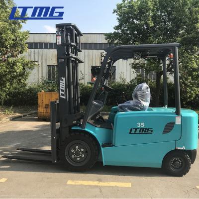 China LTMG electric forklift 3.5ton 3ton 2.5ton 2ton blue solid tires side shift optional 3000mm mast for sale