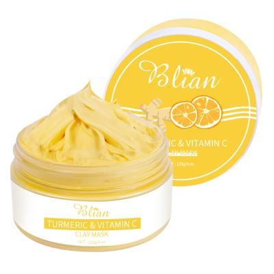 China Facial Skin Care Own Brand Organic Skin Care Ingredients Skin Care Anti Acne Whitening Turmeric Vitamin C Mud Membrane for sale