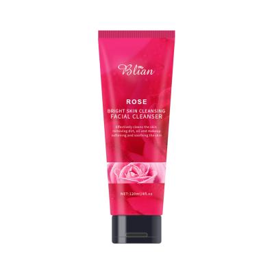 China Bilian Rose Face Wash Acne Treatment Acne Foam Organic Facial Cleanser for sale