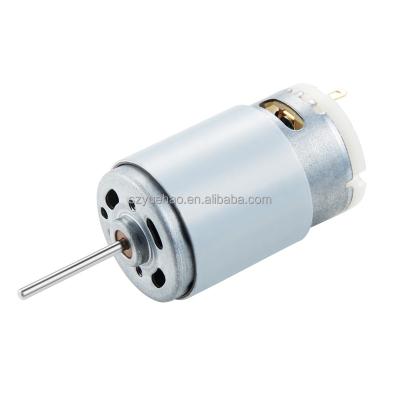 China Fast speed 12v 47mm BOAT hair dryer motor 390 395 for sale