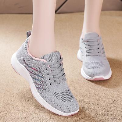 China Fashion Women's PVC G-2211A Sports Shoes Dazzling Lightweight Ladies Sports Shoes S1 Casual Sneakers Pair Flyweaving 36-41 for sale