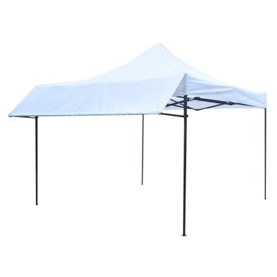 China Steel with black speckled paint Factory direct sell 3x3 10x10 white strong  420D oxford cloth toldo plegable 3x3 trade show tent for market stall for sale