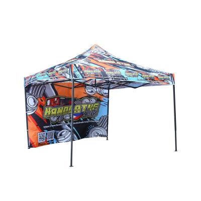 China Steel with black speckled paint Best seller 3x3 10x10 quick folding stable structure outdoor canopy carpas personalizadas for expo for sale