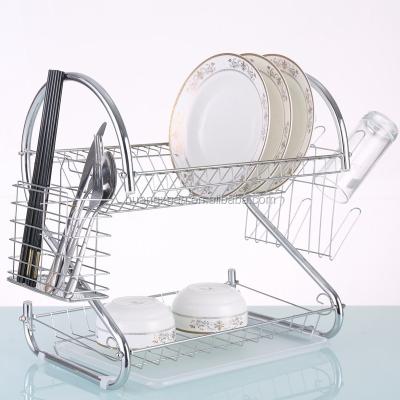 China Sustainable Household Storage Adjustable Polished Steel Dish Drying Rack, Wire Chafing Dish Rack For Kitchen for sale