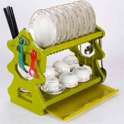 China MOQ Viable All-in-one Colorful Wall Mounted Small Folding Dish Drainer Rack for sale