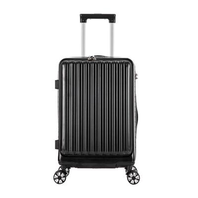 China Custom Hardside Travel Trolley Luggage Expandable Luggage Suitcase Box With 20 Spinner Wheels In Carry On Luggage for sale