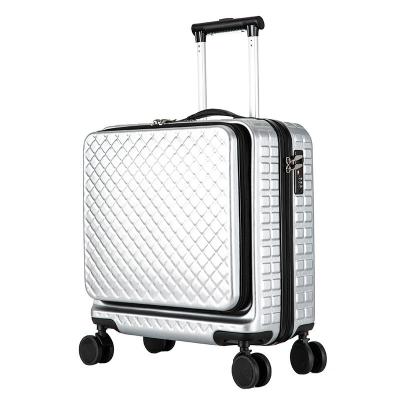 China Hard Shell Trolley Luggage Travel Hardside Expandable Luggage With Spinner Wheels18 Inch Carry On Luggage for sale