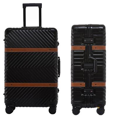 China 2022 New Bottom Travel ECO ABS Trolley Suitcases Maletas de viaje Lightweight Unbreakable Hand Luggage Sets for sale