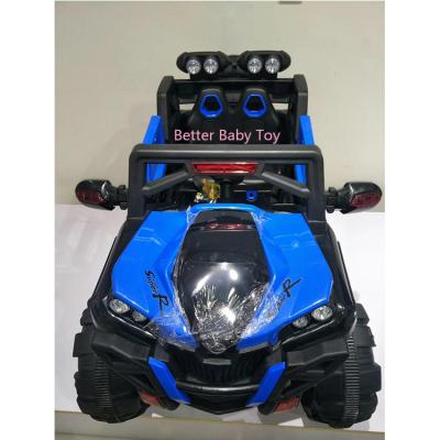 중국 Ride On Toy 12v Big Toys Car Children Ride On SUV Car 2.4G Seat 4X4 LED Light Kids Electric Remote Control Car 판매용