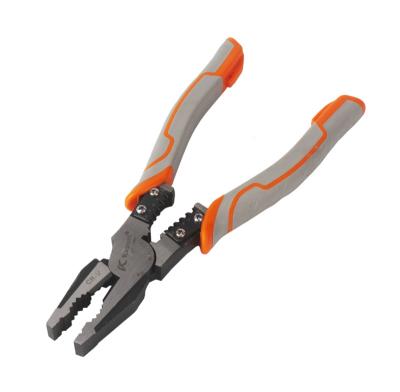 China Kapusi MULTI FUNCTIONAL Multifunctional Wire Stripper Wire Cutter Stripping Cutting Pliers Crimper Cutter Combination Crimping Pliers for sale