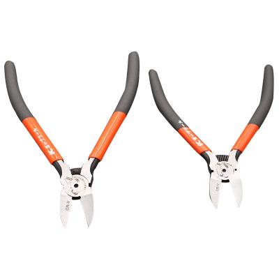 China Kapusi Chrome Vanadium Steel Diagonal Pliers Cutter 6 Inch Electronic Cutting Diagonal Tool Nose Pliers Pliers for sale