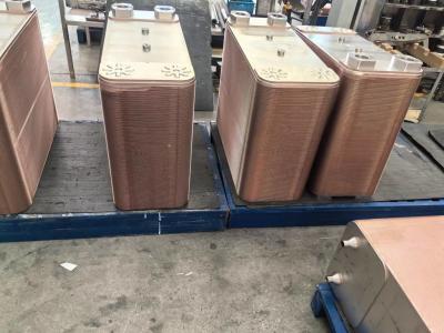 China 200 M3/h Chevron Plate Brazed Heat Exchanger met aangepaste verbindingen ISO9001 gecertificeerd Te koop