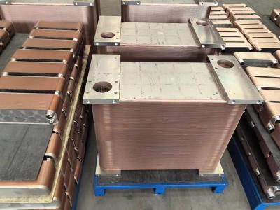 China 225.C Mannelijke draad SAE Flange Solder Brazed Heat Exchanger voor toepassingen met de stroomsnelheid Te koop