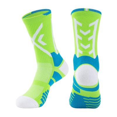 China Sporty JC men crew custom printing logo socks cotton designer logo customized socks for sale