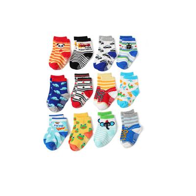 China Sporty Baby and toddler non-slip grip ankle socks for sale