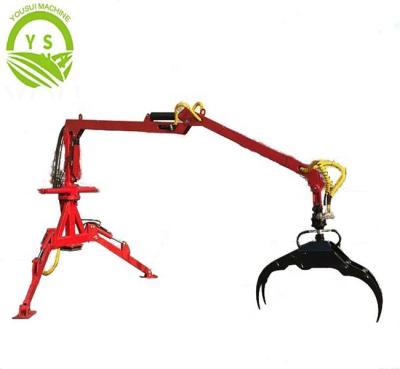 China 3m To 7.5m High Efficiency Low Cost High Quality Forestry Machinery Hydraulic Log Crane for sale