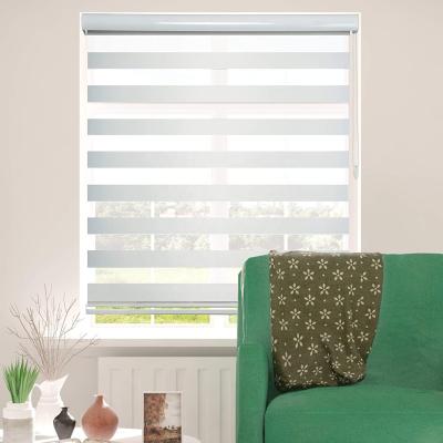 China Hot Selling Waterproof 80% Blackout Zebra Single Blinds Day And Night Zebra Roller Shade Shade Waterproof Double Layer Curtain For Window for sale