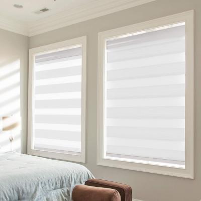 China High Quality Waterproof Punch Free Control Fabric Zebra Blackout Zebra Manual Roller Shades Bead For Window for sale