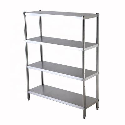 China Customized Viable Adjustable Kitchen 5 Tire Storage Rack Shelf Stainless Steel Storage Rack for sale