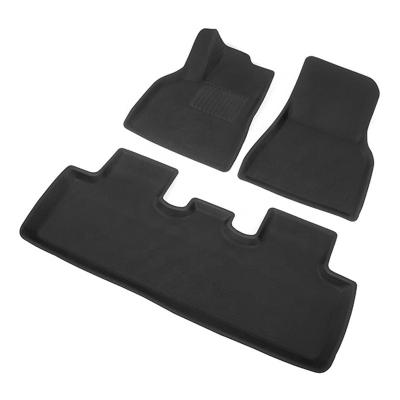 China Anti-skidding.clean 3D surrounded floor mat car dustproof parts for tesla y model for sale