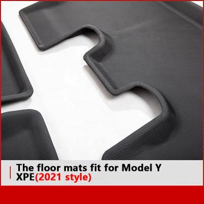 China 2021 Anti-skidding.clean 3D style floor mats for tesla y model car parts easy to wash for sale