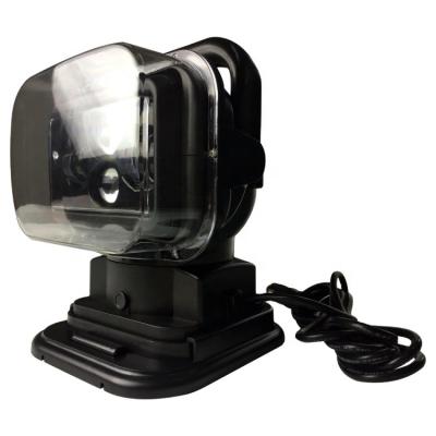 China Boat Spotlight Plastic Wireless Remote Control Marine Spotlight for sale