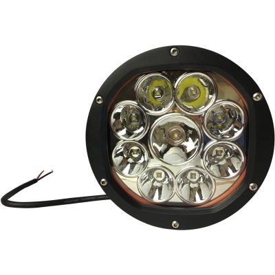 China PC cover spots 7 inch driver-beam lamp led light DC10-30V Shanghai sanfu for sale