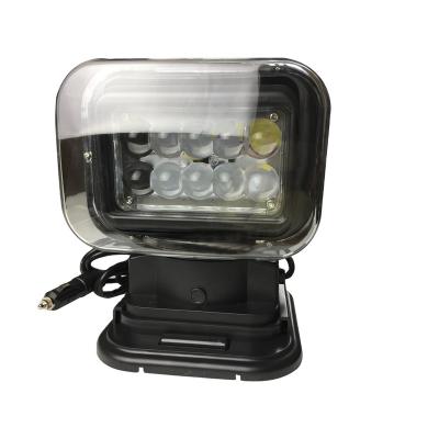 China LED523 Spot8 radio remote control 5000lm black plastic IP67 led work light headlight for jeep W rangler JK JL 07+ 24*25*28cm for sale