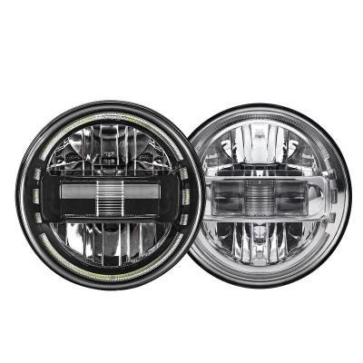 China Lantsun J307 for jeep LED headlight for jeep JK for wrangler 2007-2016 for jeep JL for wrangler ich headlight cowboy JK 2018+ 7 for sale