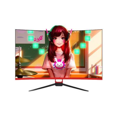 China Uhd 2021gamer desktop 32 inch curved monitor for pc 144hz 2560X1440 pixel gaming monitor curved monitor for sale