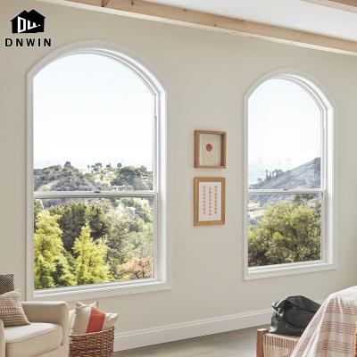 China Sliding latest design minimalism style aluminum double glazed single hung window and double hung window for sale