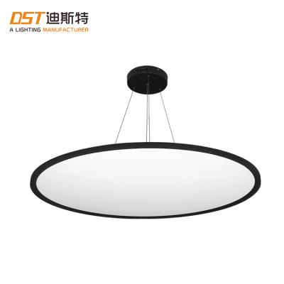 China Factory Direct Sale Modern Frameless Round Aluminum Outdoor Mounted Ceiling Hanging LED Panel Light for sale