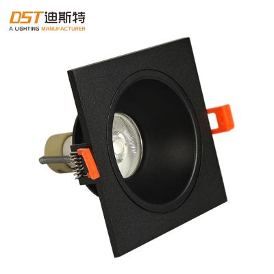 China Modern Round Square Ceiling Aluminum Indoor Lighting Downlight MR16 GU10 LED Recessed Spotlights for sale