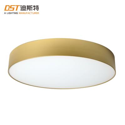 China Modern Office Interior Ceiling Panel Lighting Lamp Surface Mounted Round LED SMD Frameless Panel Light for sale