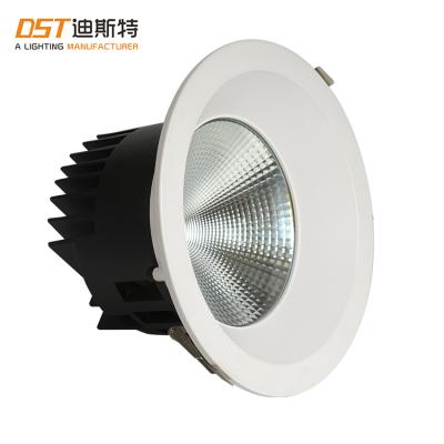 China Modern Super Bright COB 50w LED Studio Light Indoor Lighting Black White Black Aluminum Housing Spotlights for sale