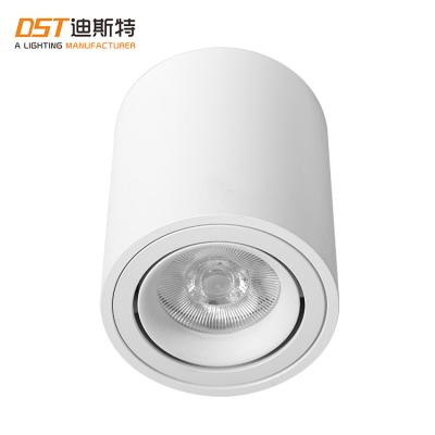 China Other Good Quality Square Spot Light Frame Round Surface Mounted MR16 GU10 Spotlight Aluminum Housing for sale