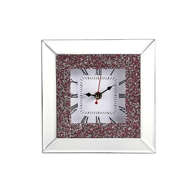 China Wholesale White Decorative Roman Numeral Alarm Clock Alarm Table Clock Room Decoration for sale