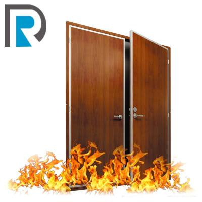 China 2019 Hot Selling Double Leaf Interior Door Fire Rated Swing Door for sale