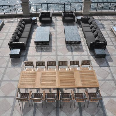 China Modern Professional Outdoor Furniture Big Lots Garden Sofas Outdoor Furniture Rattan Chairs Set for sale