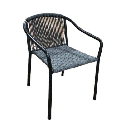 China Adjustable (Height) Customized Compact Aluminum Balcony and Paris Cafe Rope Chair for sale