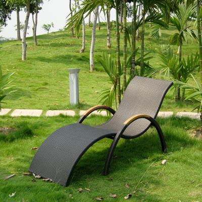 China Weather Furniture Outdoor Beach Furniture Rattan Beach Lounge Pool Side for sale