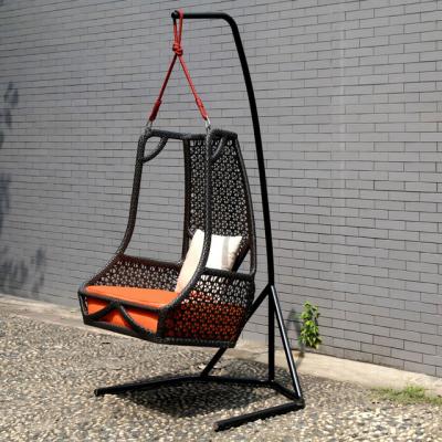 China Outdoor Furniture Outdoor Playground Swing Set With Rattan For Outdoor Use for sale